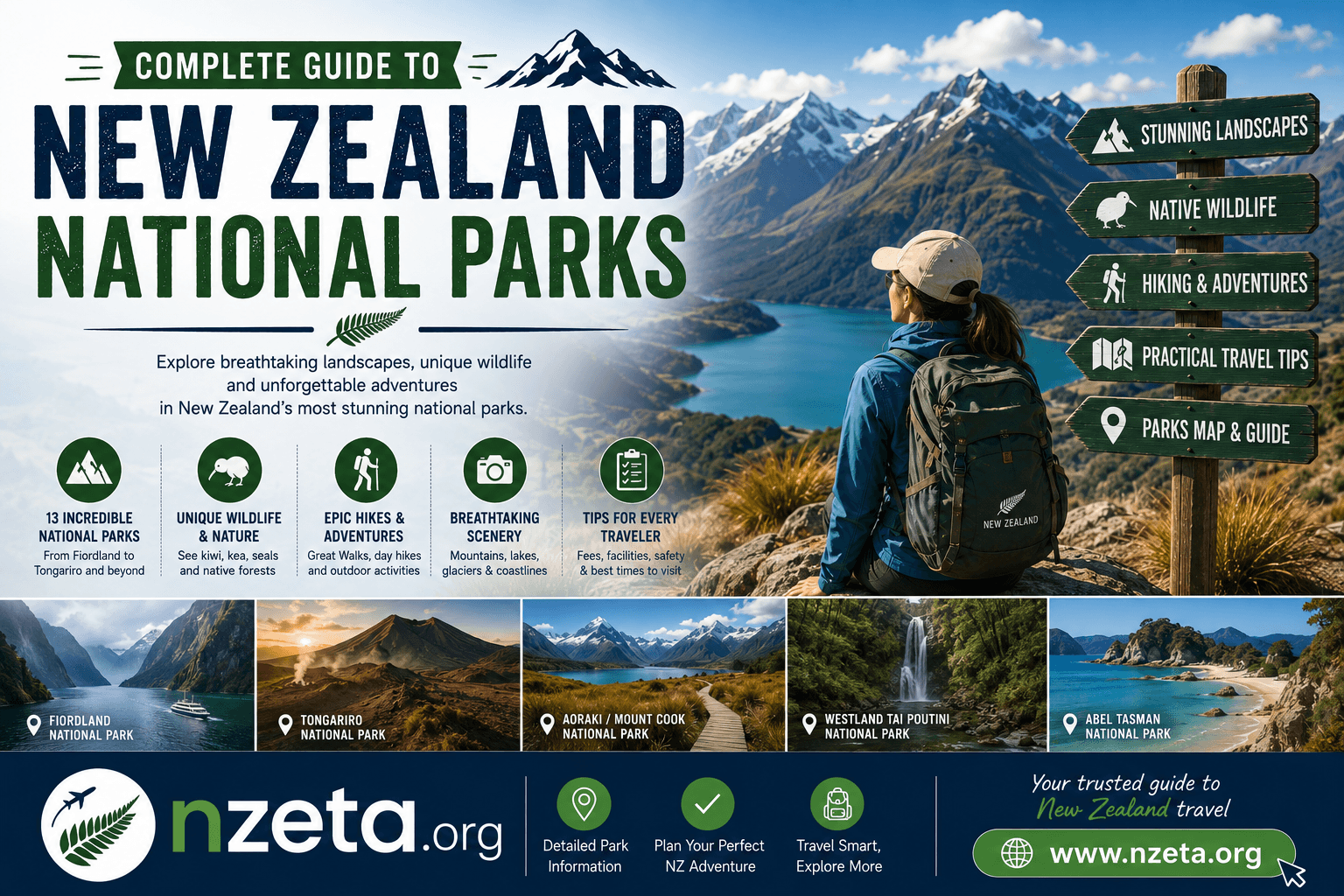 Complete Guide to New Zealand National Parks: Must-Visit Parks & Hiking Trails